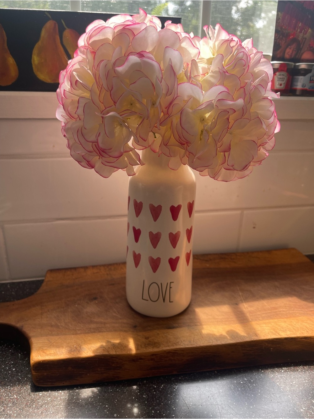 Rae Dunn LOVE Heart Ceramic Vase